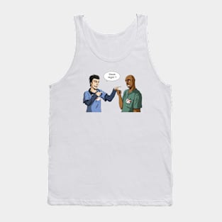 Steak Night of JD and Turk Scrubs Tank Top